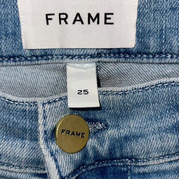 Frame Denim Blue Flare & Wide Leg Jeans - Picture 7 of 12